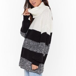 Oversized Striped Sweater